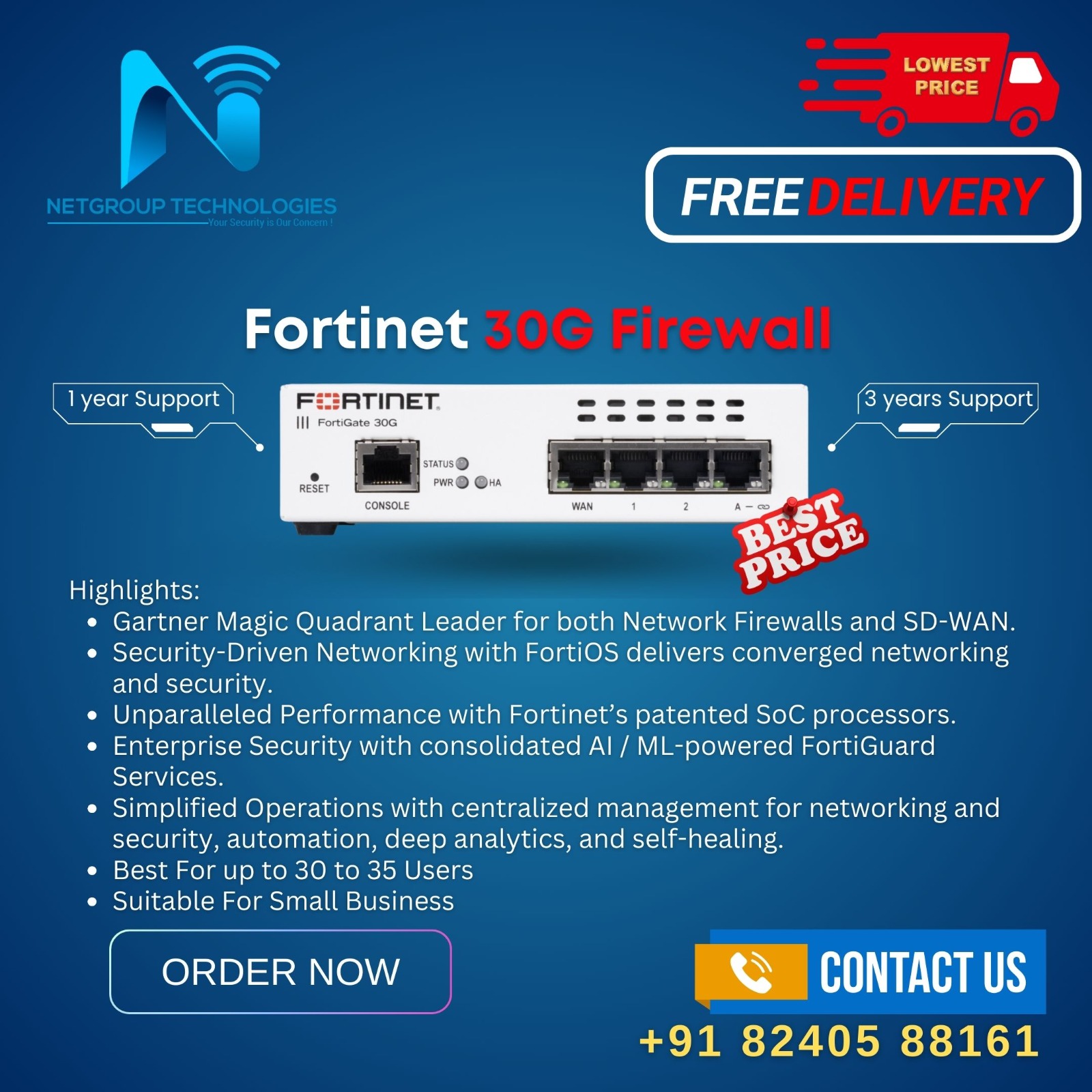 Fortigate 30G Firewall
