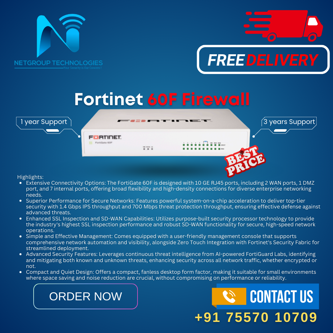Fortigate 60F Firewall