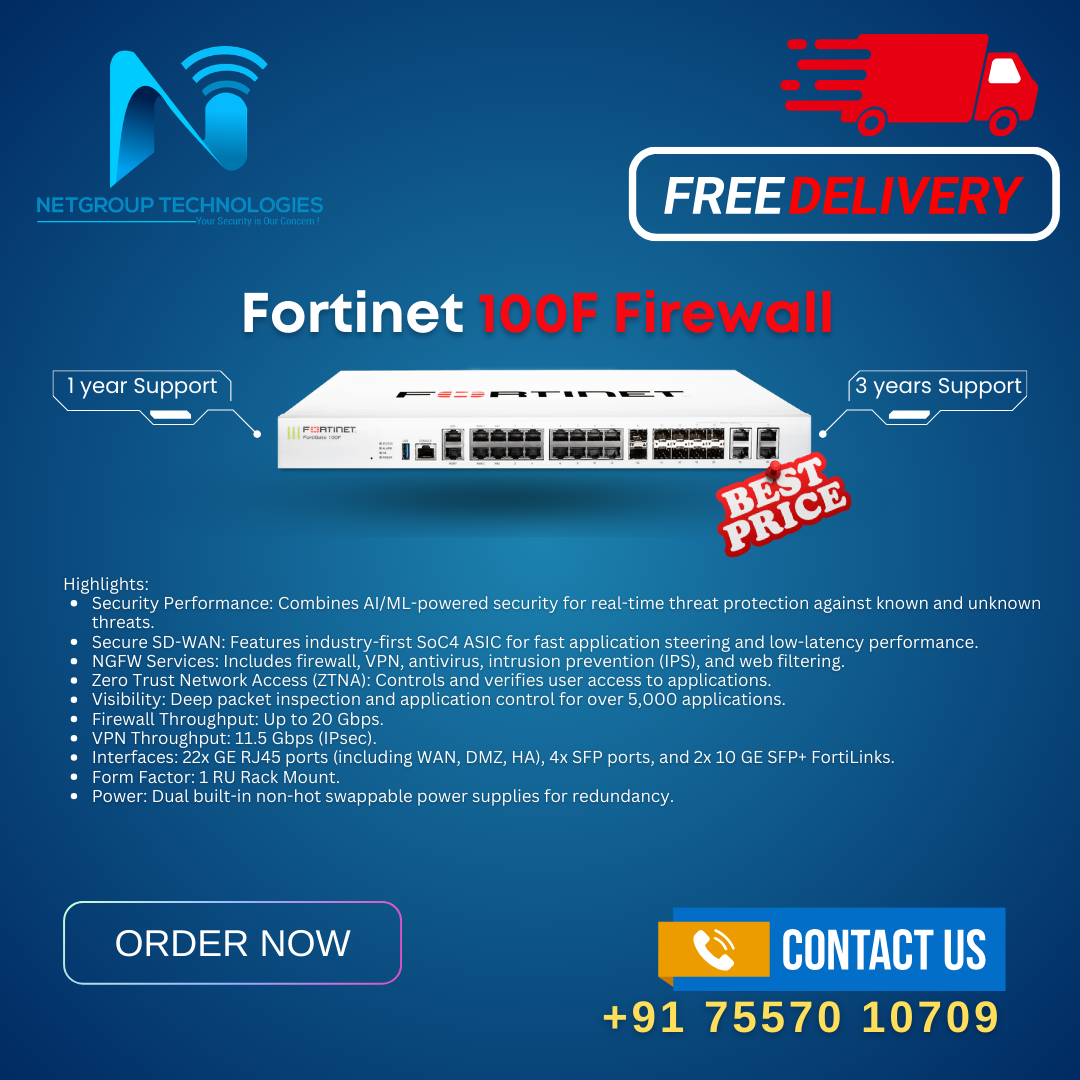 Fortigate 100F Firewall