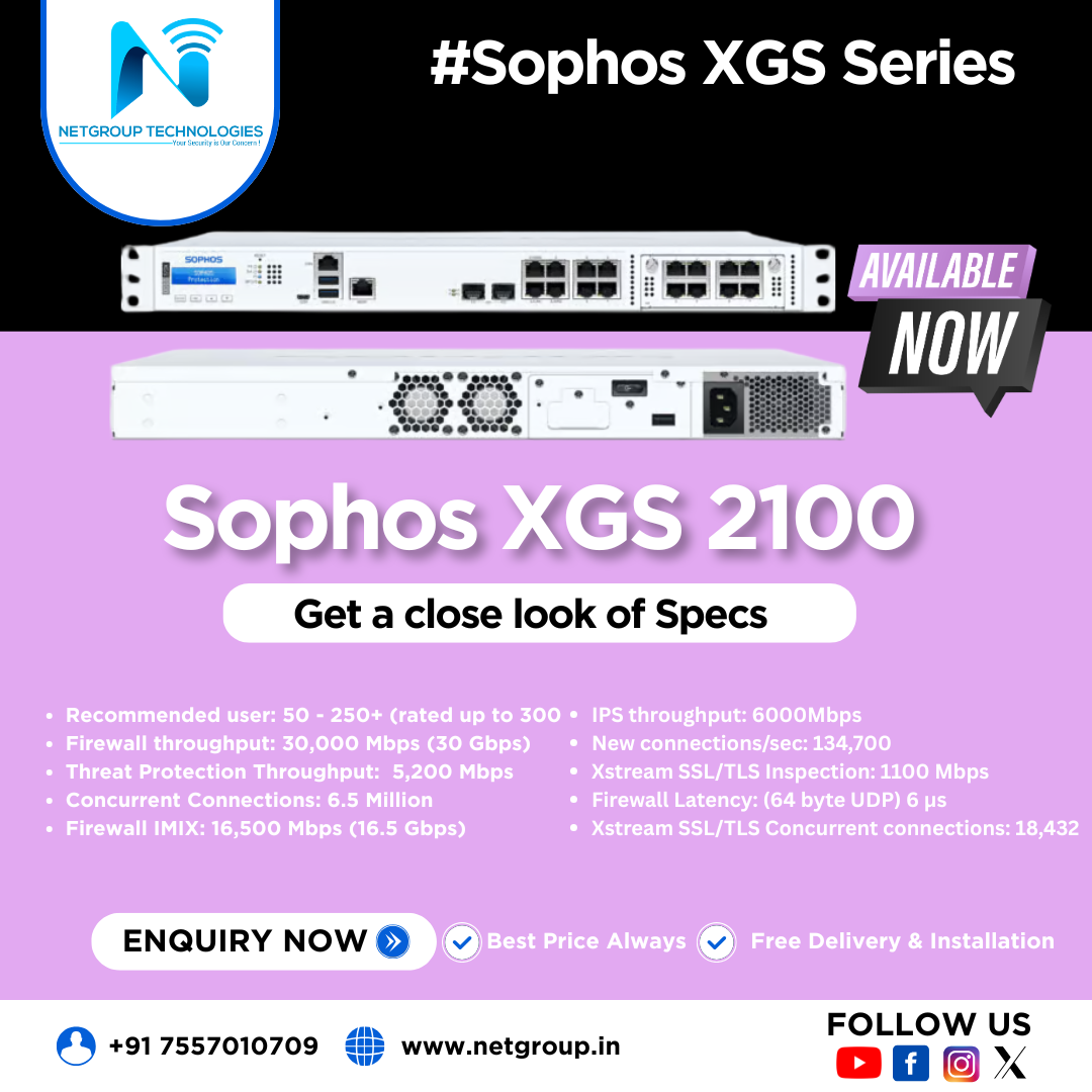 Sophos XGS 2100 Firewall