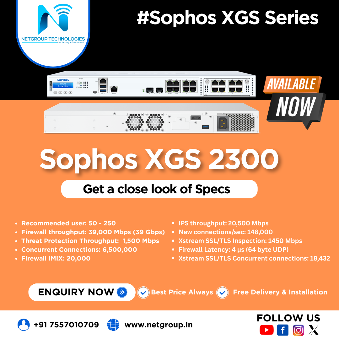 Sophos XGS 2300 Firewall
