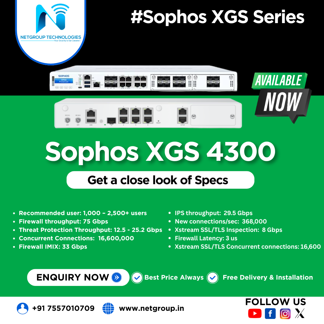 Sophos XGS 4300 Firewall