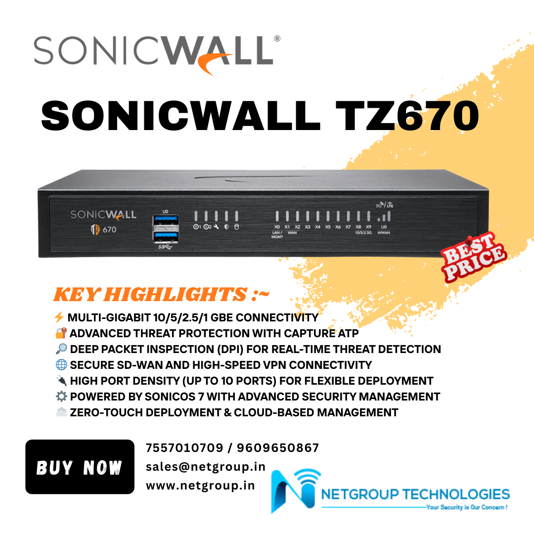 TZ670 – Large Setup (250 users)