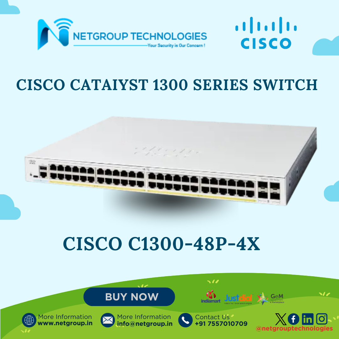 CISCO CATAIYST 1300 SERIES SWITCH - CISCO C1300-48P-4X